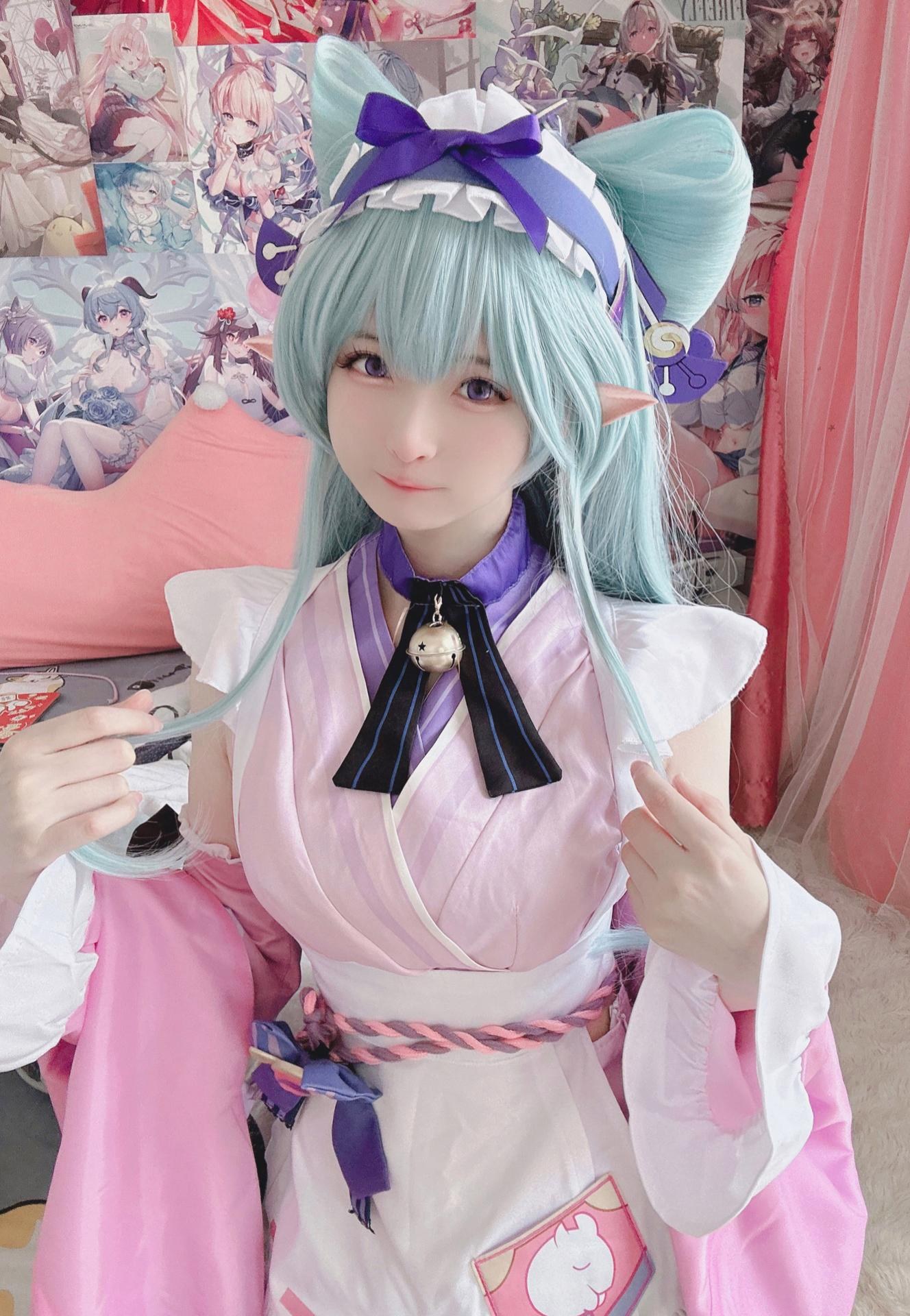 习呆呆 - 梦见月瑞希のコスプレ写真集 16P2V