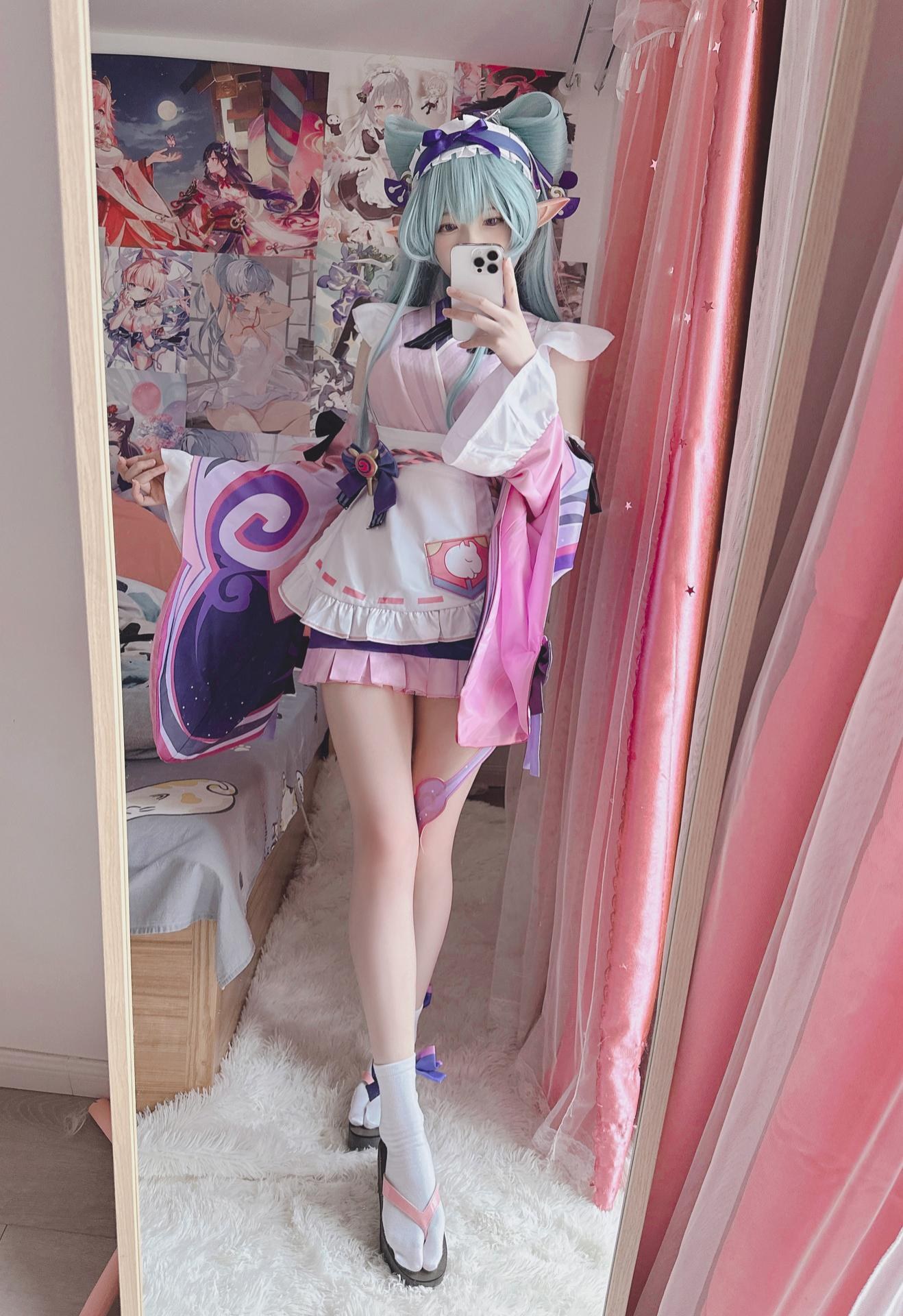 习呆呆 - 梦见月瑞希のコスプレ写真集 16P2V