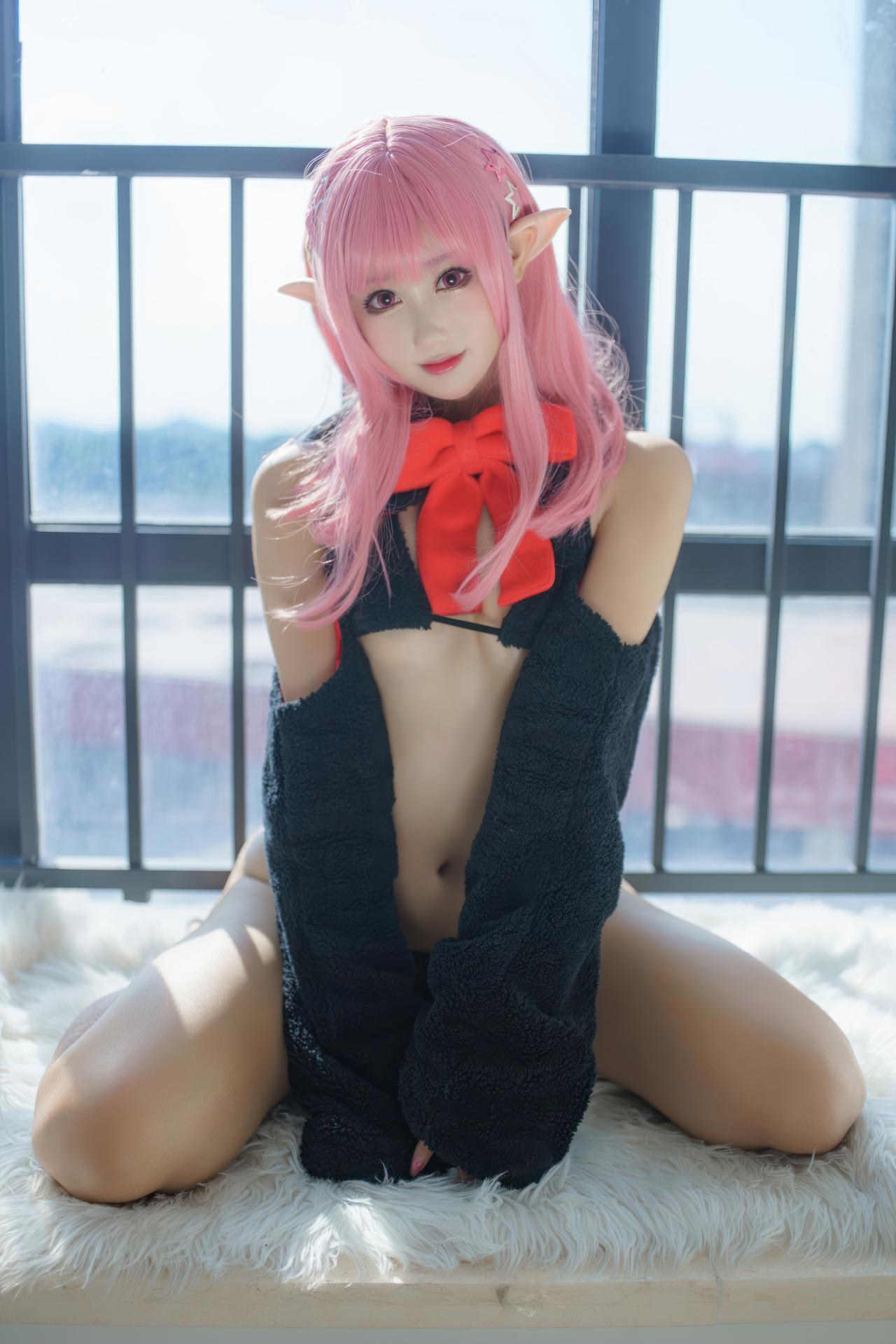 [cosplay] Hanyu Sanwei - ピンク髪ギフト猫 コスプレ 26P