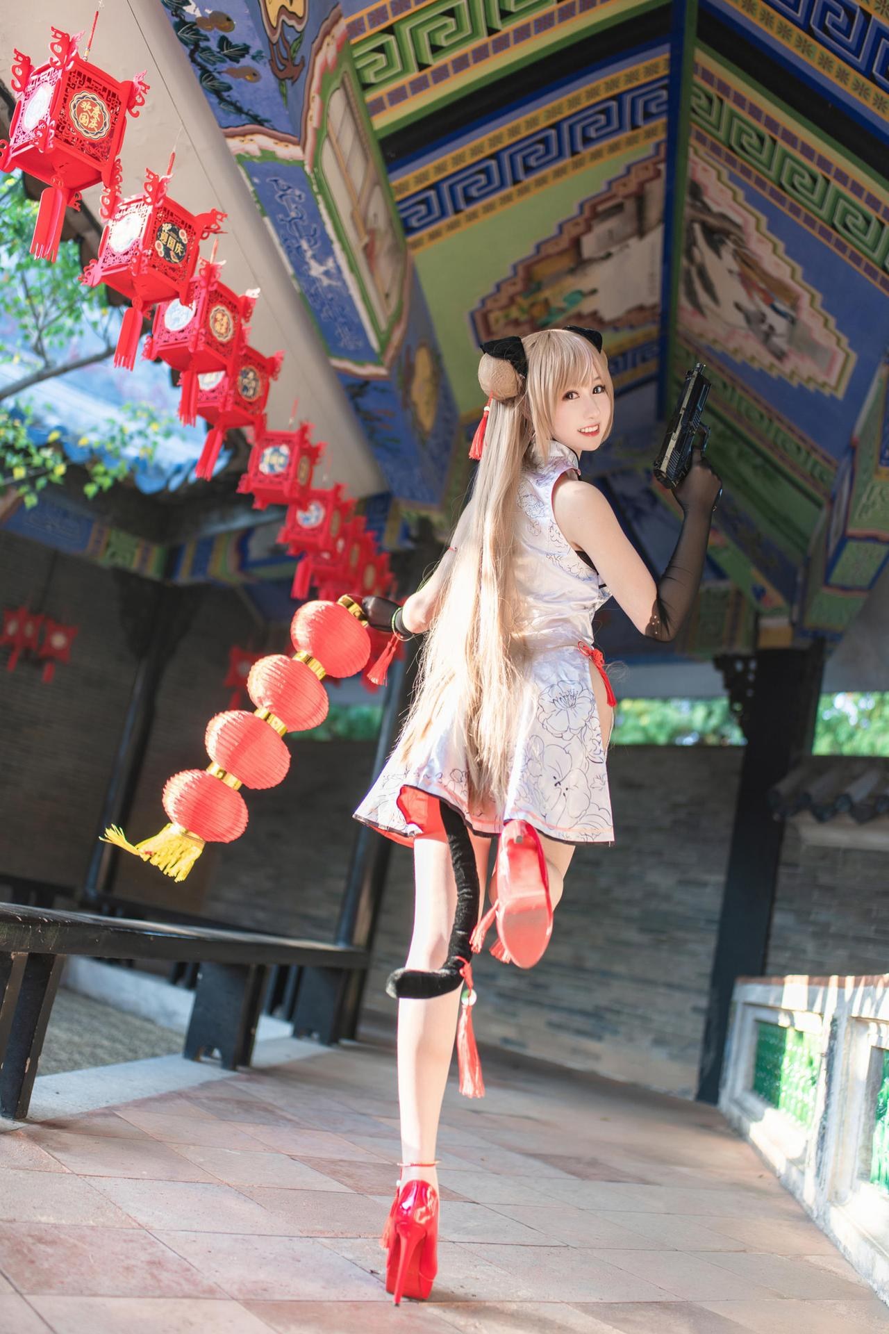 [cosplay] Hanyu Sanwei - 소녀전선 Mk23 허니 플라워 코스프레 18P
