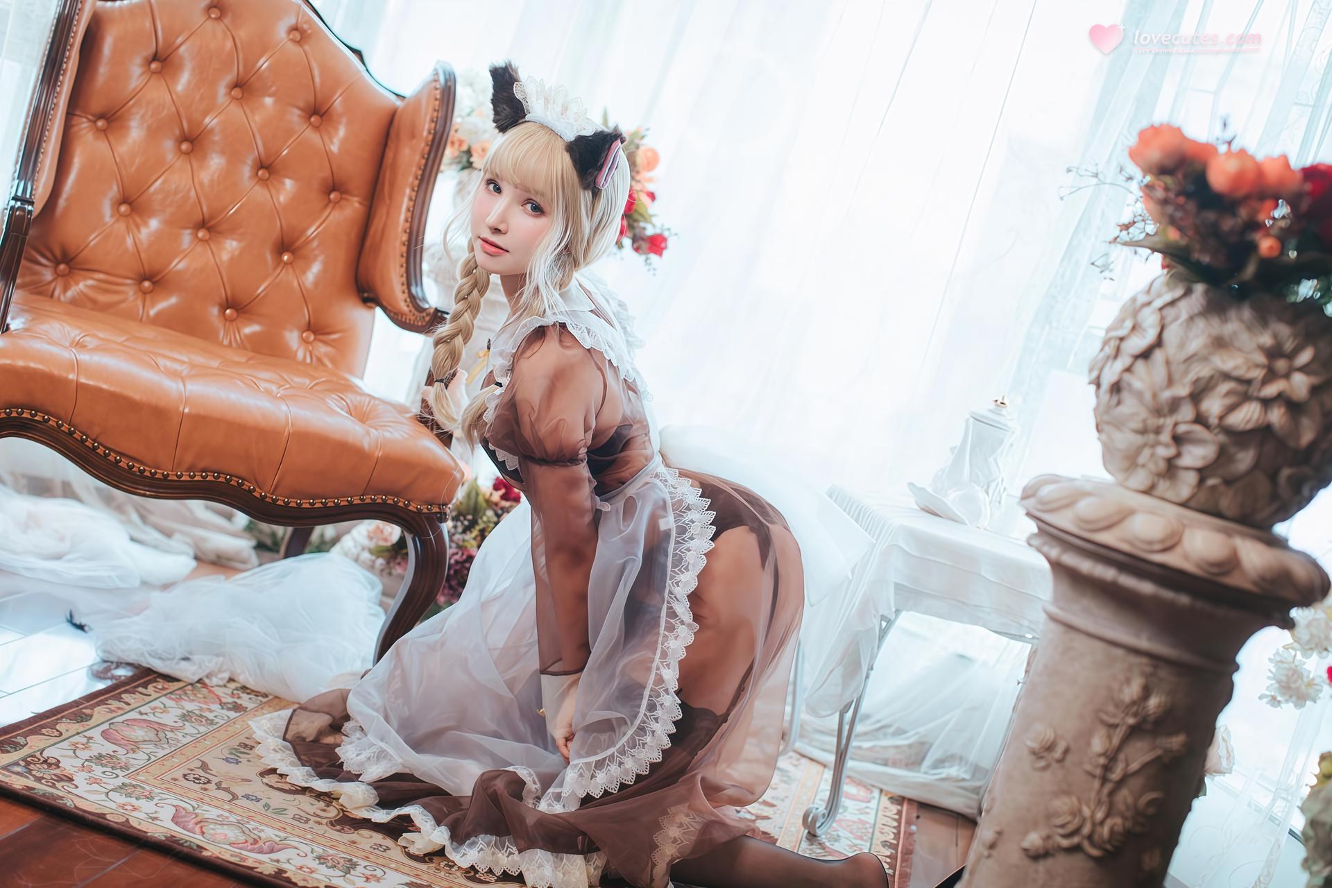 [cosplay] Hanyu Sanwei and Yi Qian Zhi Mao Bohe - シースルーメイド二人組 コスプレ 32P