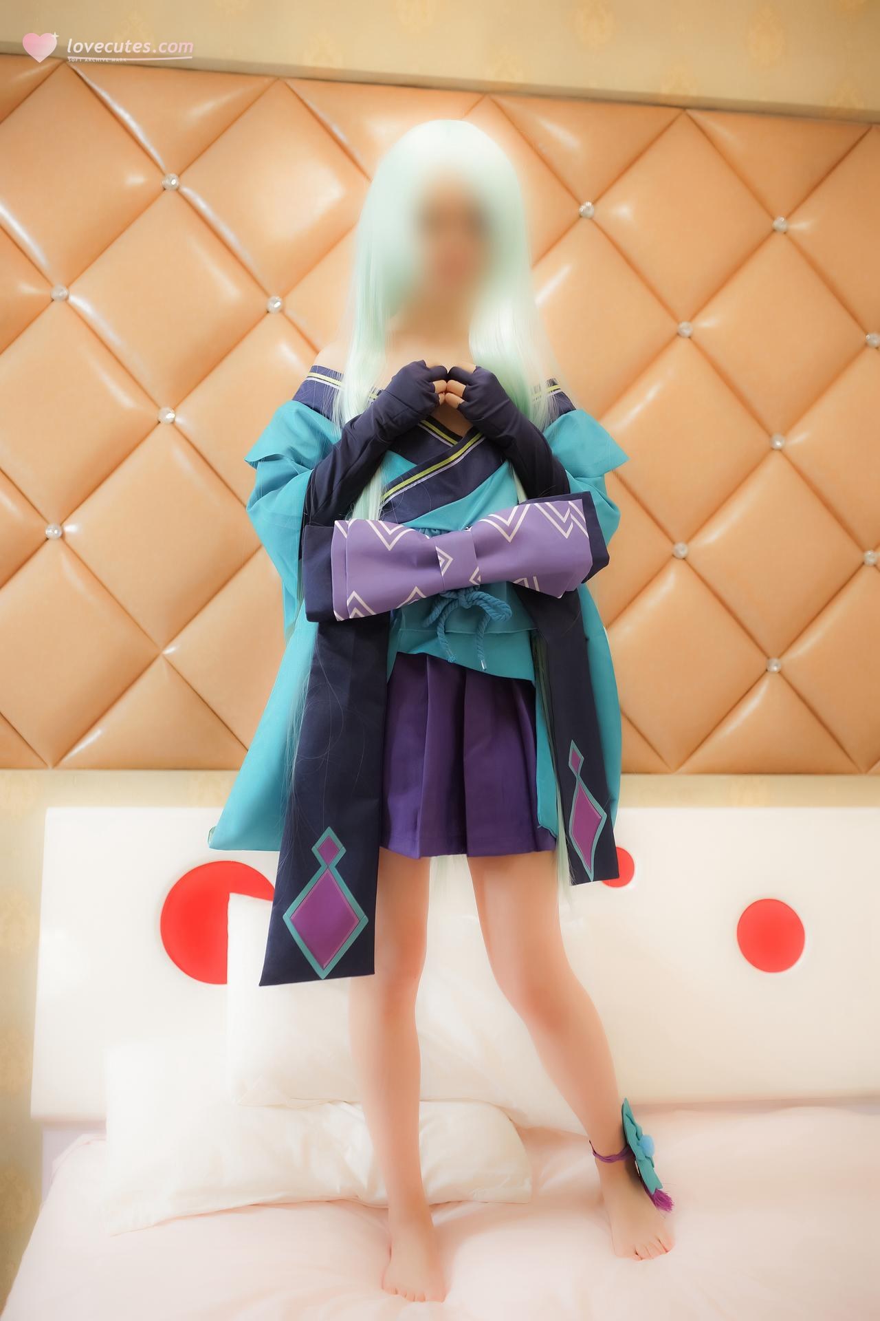 [Cosplay] Shaonv Yinghua - Aoandon: adult styling topless details curvy hips photo set 104P