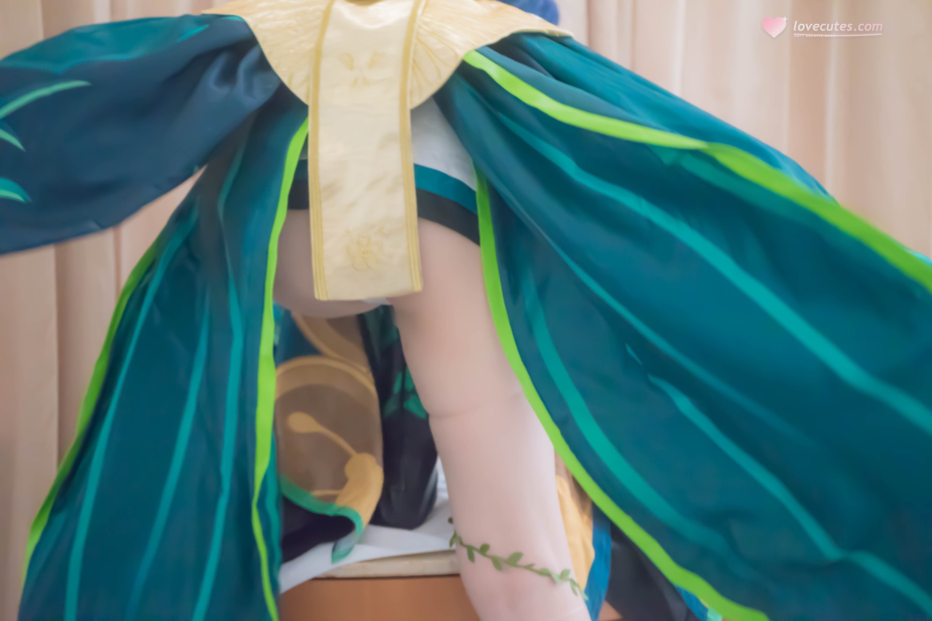 [Cosplay] Shaonv Yinghua - Onmyoji Hotarugusa: adult styling topless details curvy hips photo set 91P1V