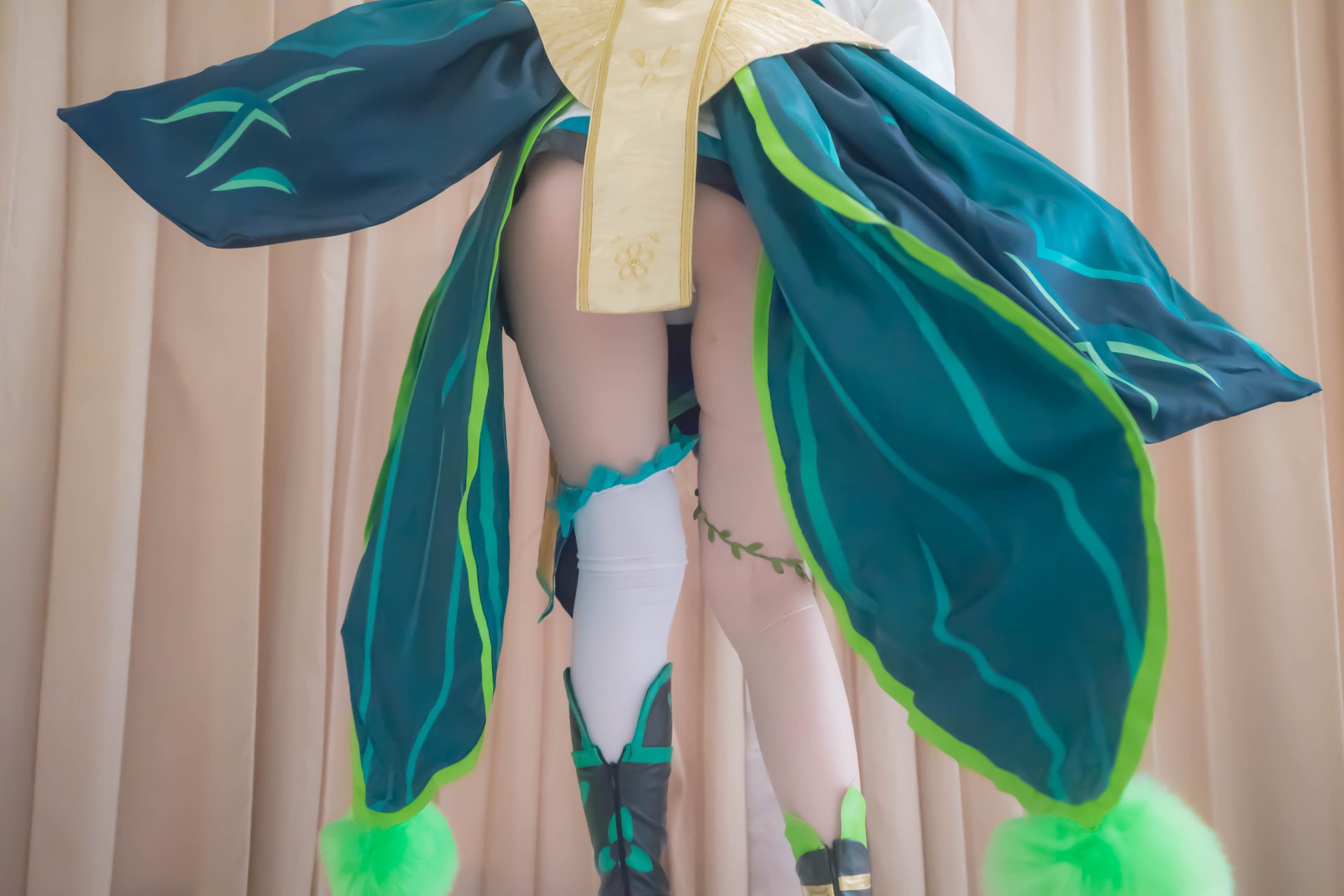 [Cosplay] Shaonv Yinghua - Onmyoji Hotarugusa: adult styling topless details curvy hips photo set 91P1V