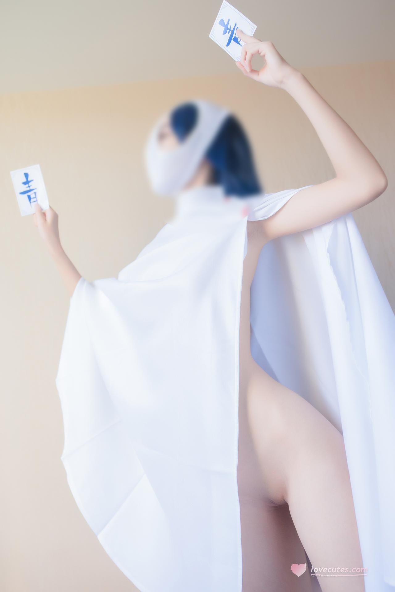 [私房] 少女映画 - 华城绫女无码版：无修正翘臀白虎私房写真 60P