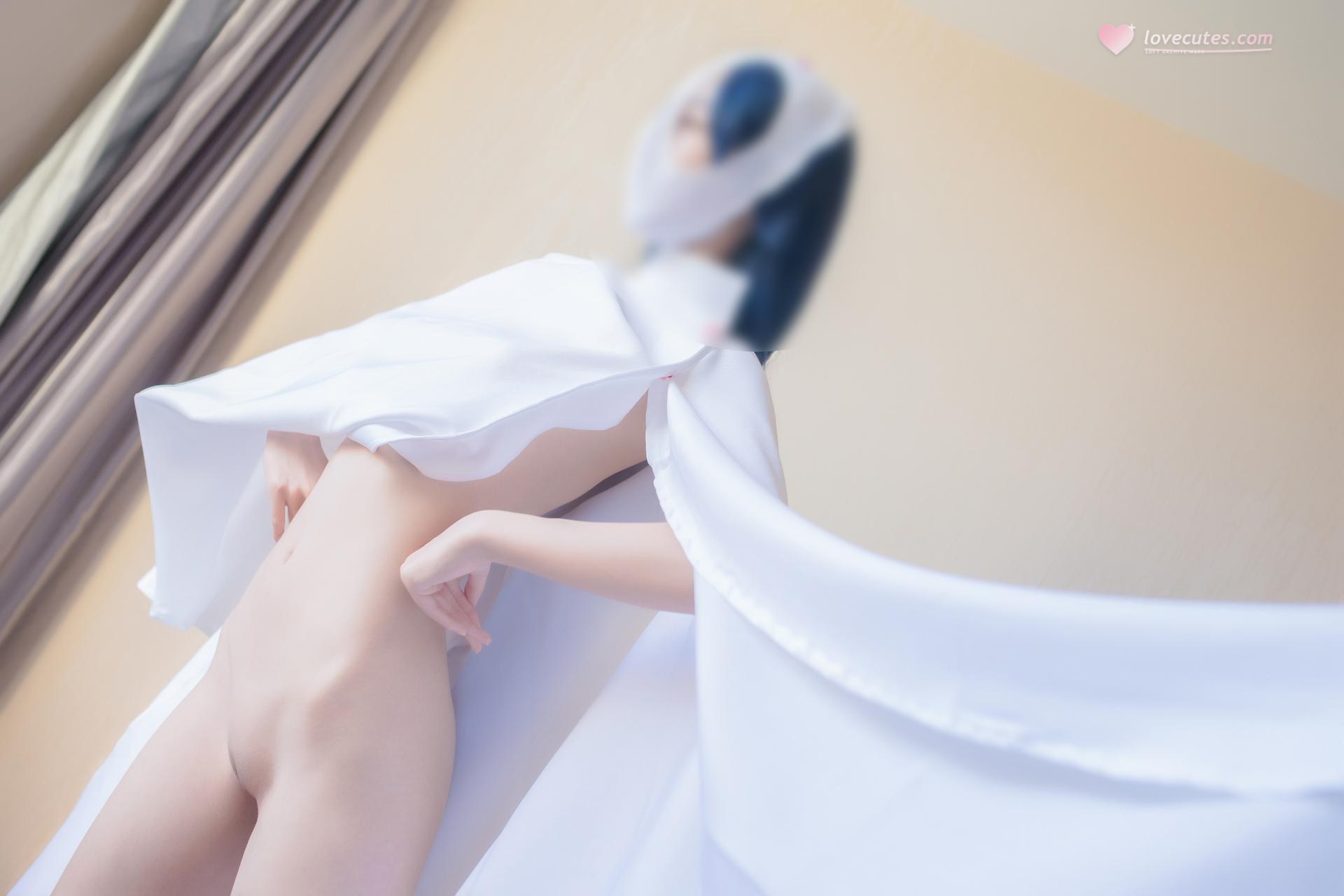[私房] 少女映画 - 华城绫女无码版：无修正翘臀白虎私房写真 60P