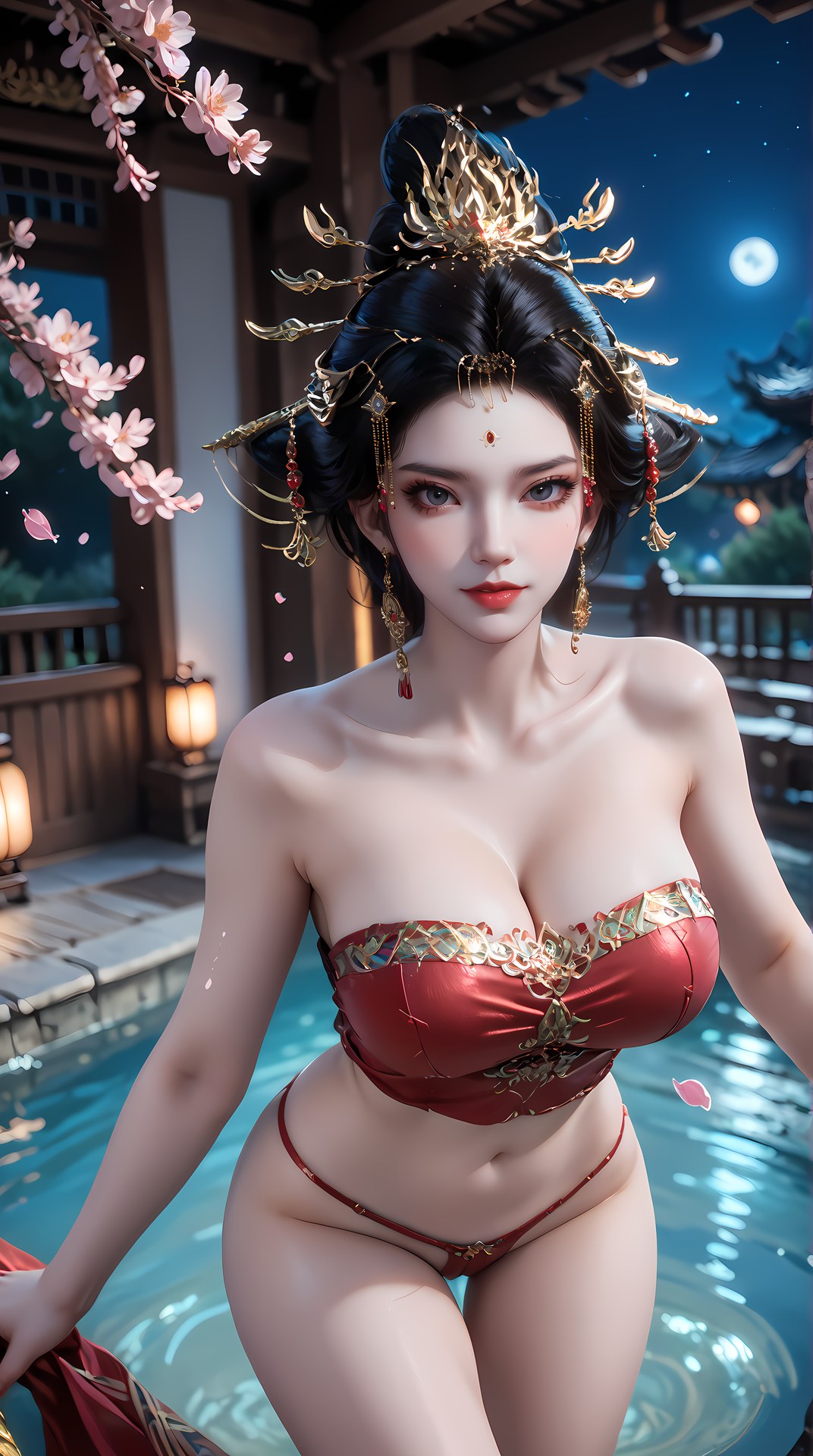 AI Nudes - Changle Empress Red-Gold Palace Waterside Gallery 95P