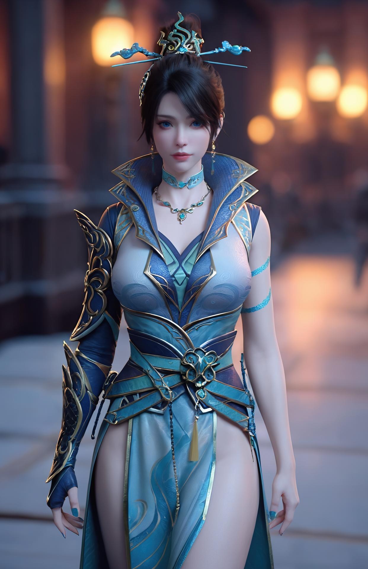 AI Porn - 斗破苍穹 青鳞：青蓝战甲室內交合圖集 246P
